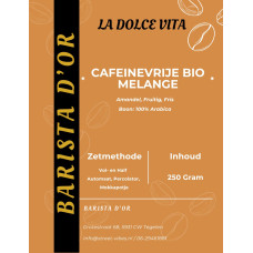 Barista D'Or Cafeinevrij en BIO 250 gram