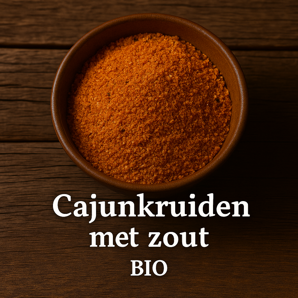 Cajun Kruidenmelange met zout BIO