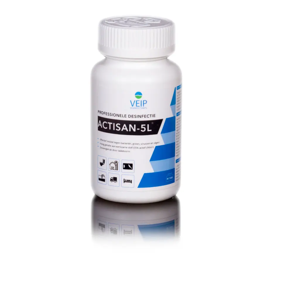 Actisan 5L Halamid tabletten van Veip 300 tabletten