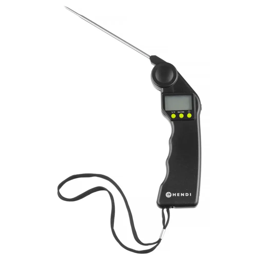 Digitale thermometer met opvouwbare sonde
