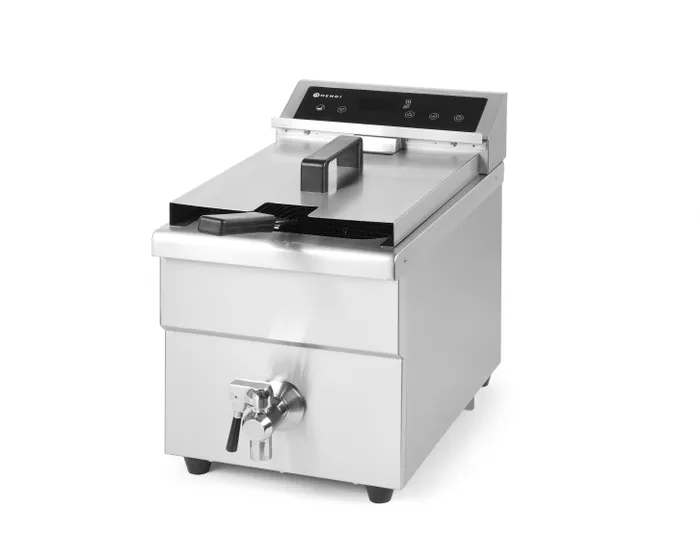 Inductie Friteuse met aftapkraan 