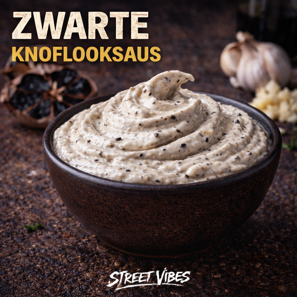 Zwarte Knoflooksaus
