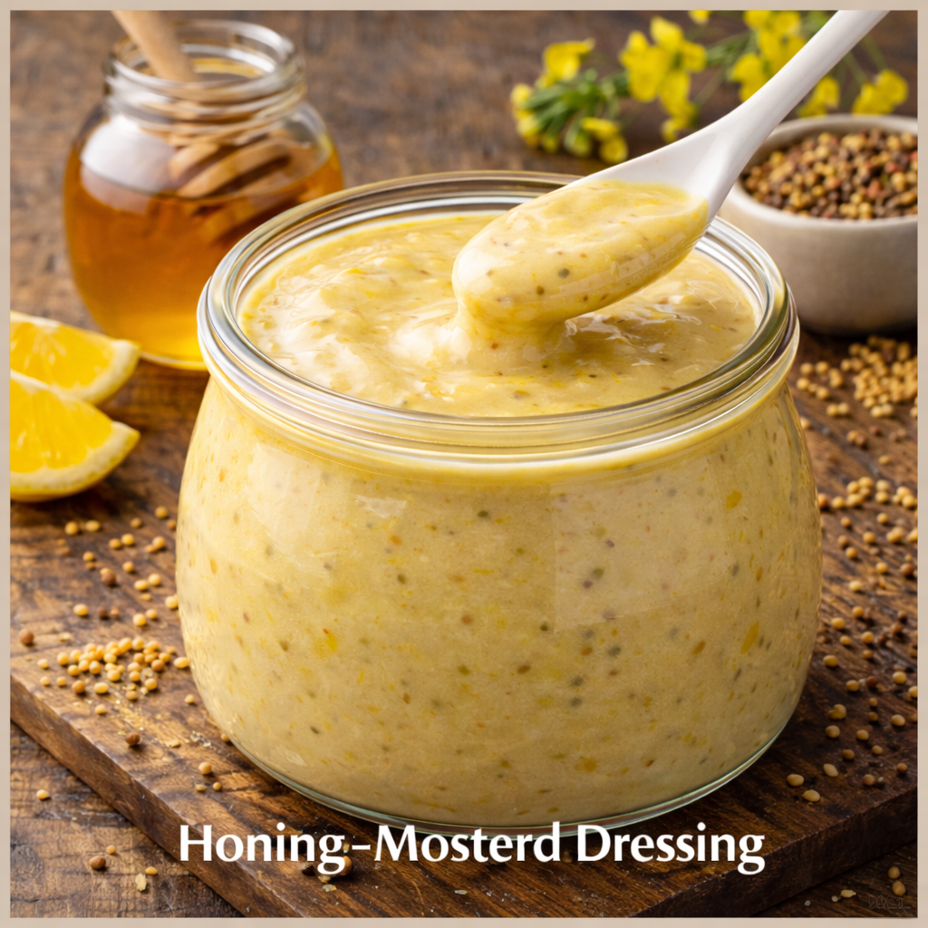 Honing Mosterd Dressing ( Glutenvrij en Lactosevrij )