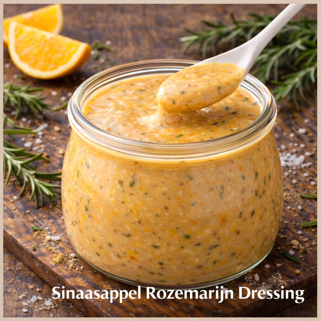 Sinaasappel Rozemarijn Dressing ( Glutenvrij en lactosevrij )