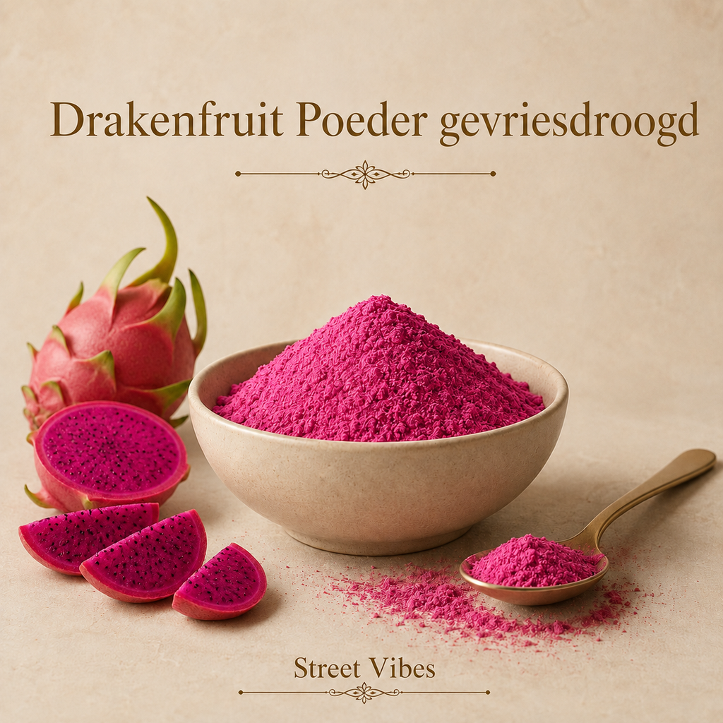 Drakenfruit Poeder Gevriesdroogd 