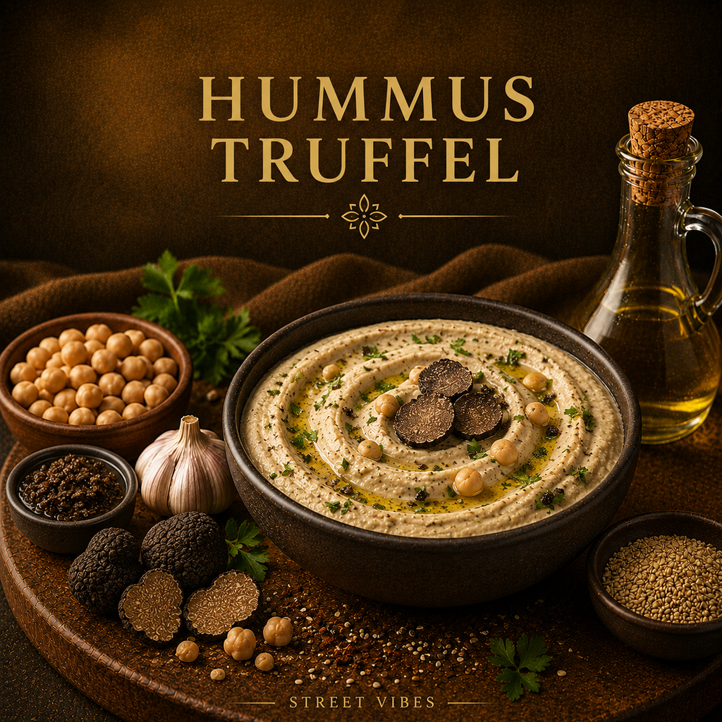 Hummus Truffel. Glutenvrij / Lactosevrij