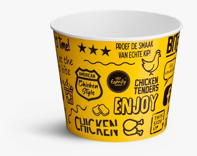 Chicken Bucket groot 180 stuks