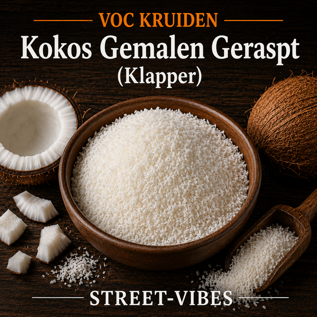 Kokos ( Klapper ) gemalen - geraspt