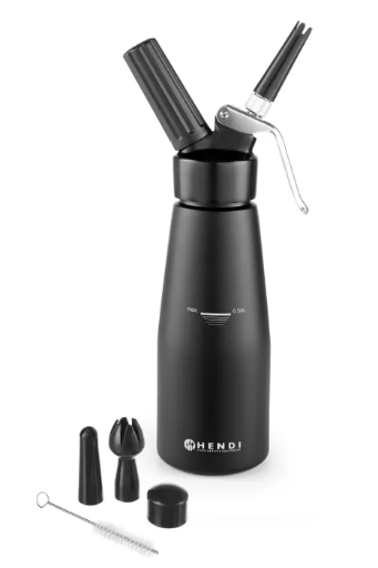 Slagroomapparaat Zwart