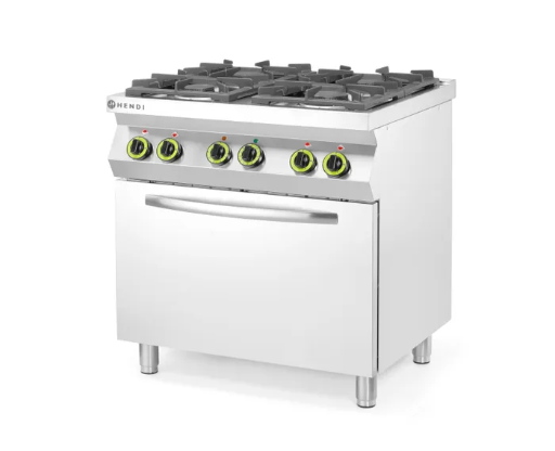 Gasfornuis met convectie oven GN 1/1