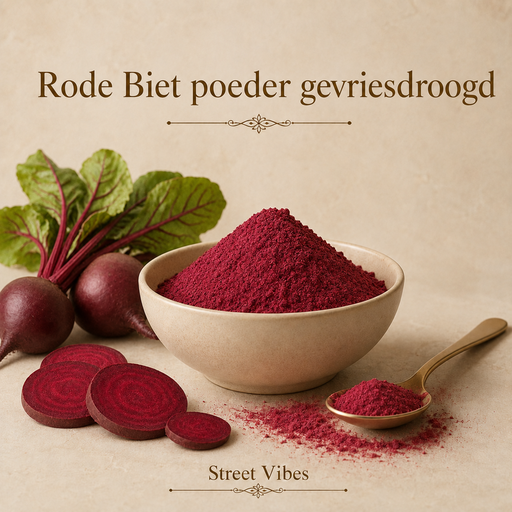 Rode Biet Poeder Gevriesdroogd 