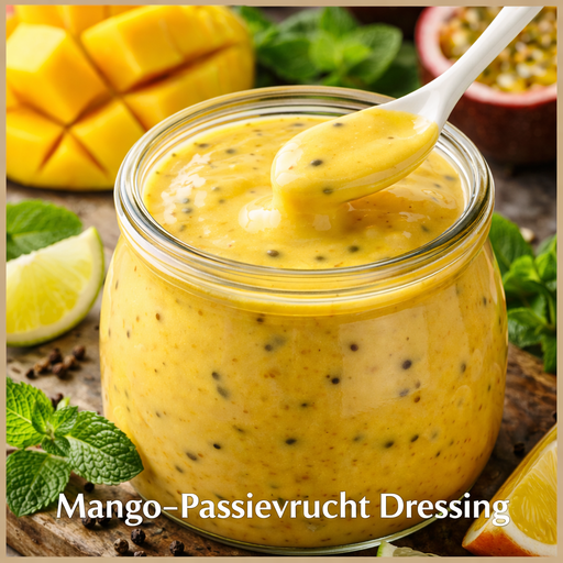 Mango - Passievrucht Dressing ( Glutenvrij en Lactosevrij)