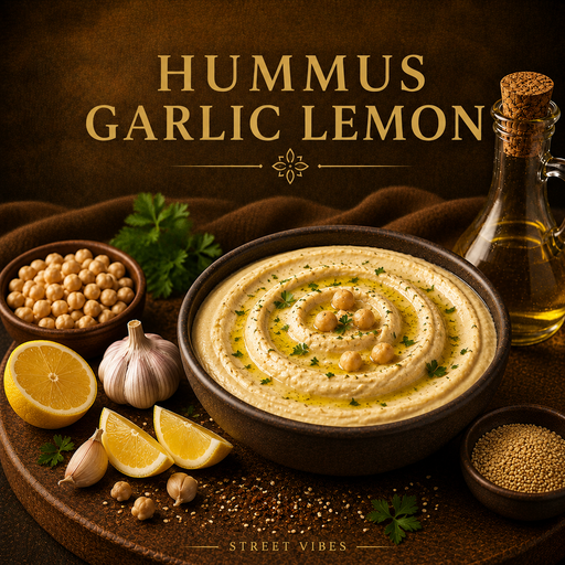 Hummus Garlic Lemon Glutenvrij / Lactosevrij