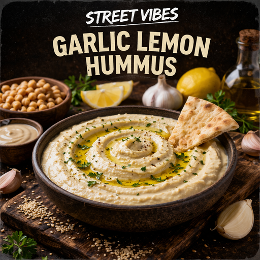 Hummus Garlic Lemon Glutenvrij / Lactosevrij