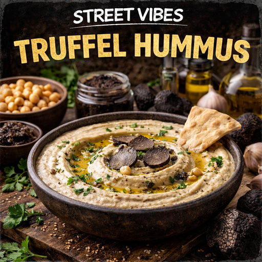Hummus Truffel. Glutenvrij / Lactosevrij