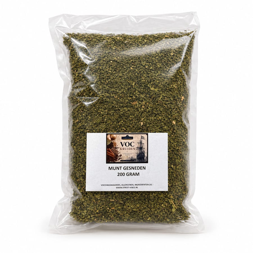 [16051200] Bite Brands Foodservice: Munt gesneden 200 gram