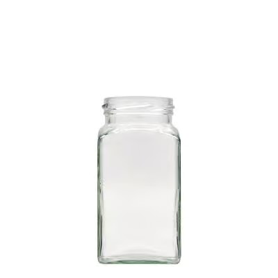 [P312] Potje 312 ml inclusief zwarte Deksel ( 1000 stuks )