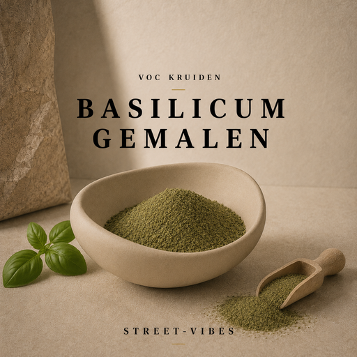 Basilicum gemalen 