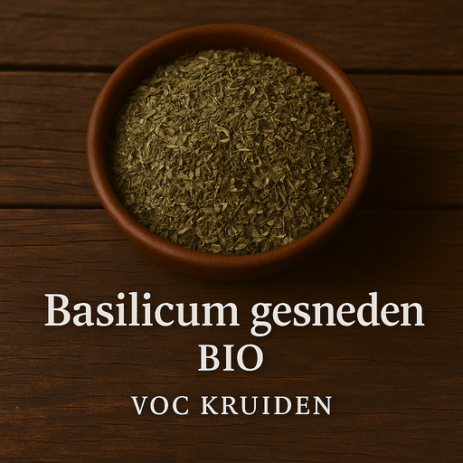 Basilicum gesneden BIO 500 gram