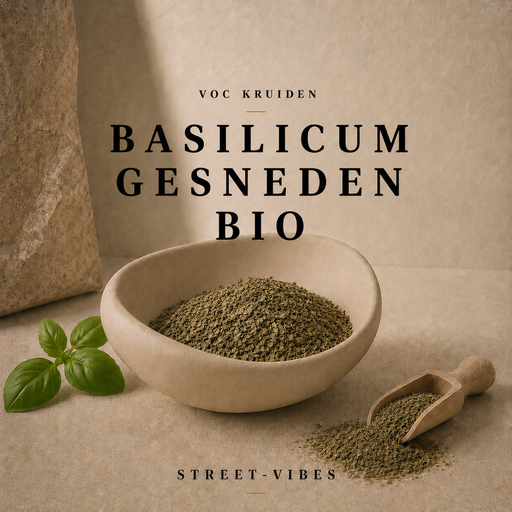 Basilicum gesneden BIO 500 gram