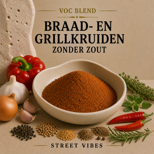 Braad- en Grill Kruidenmelange zonder zout VOC Blend