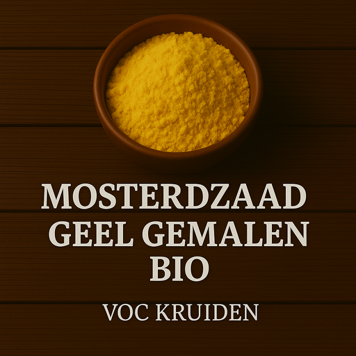Mosterdzaad Geel Gemalen BIO