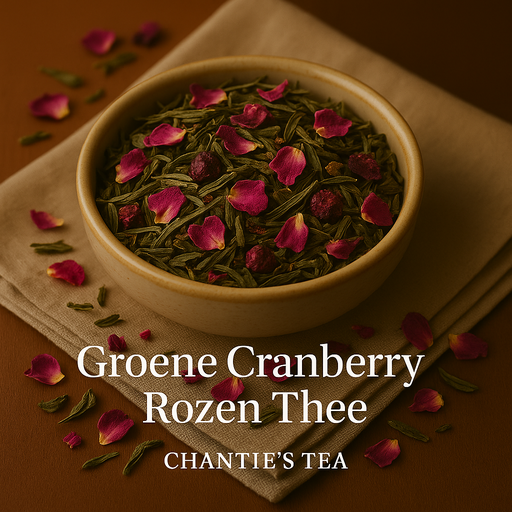 Groene Cranberry Rozen Thee