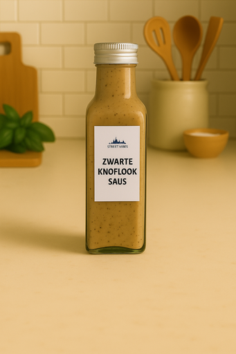 Zwarte Knoflooksaus