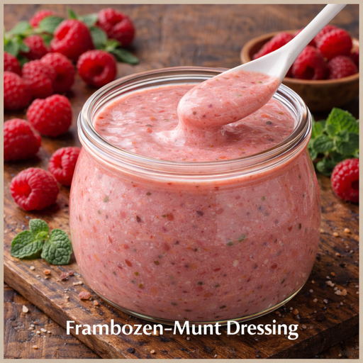 Frambozen Munt Dressing ( Glutenvrij en Lactosevrij )