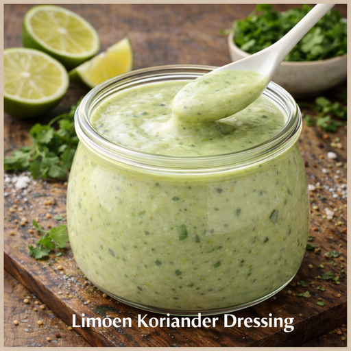 Limoen-Koriander Dressing ( Glutenvrij en lactosevrij )